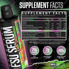 Inspired Nutraceuticals FSU Serum liquid visual demonstrates consistent dosing with no clumping.
