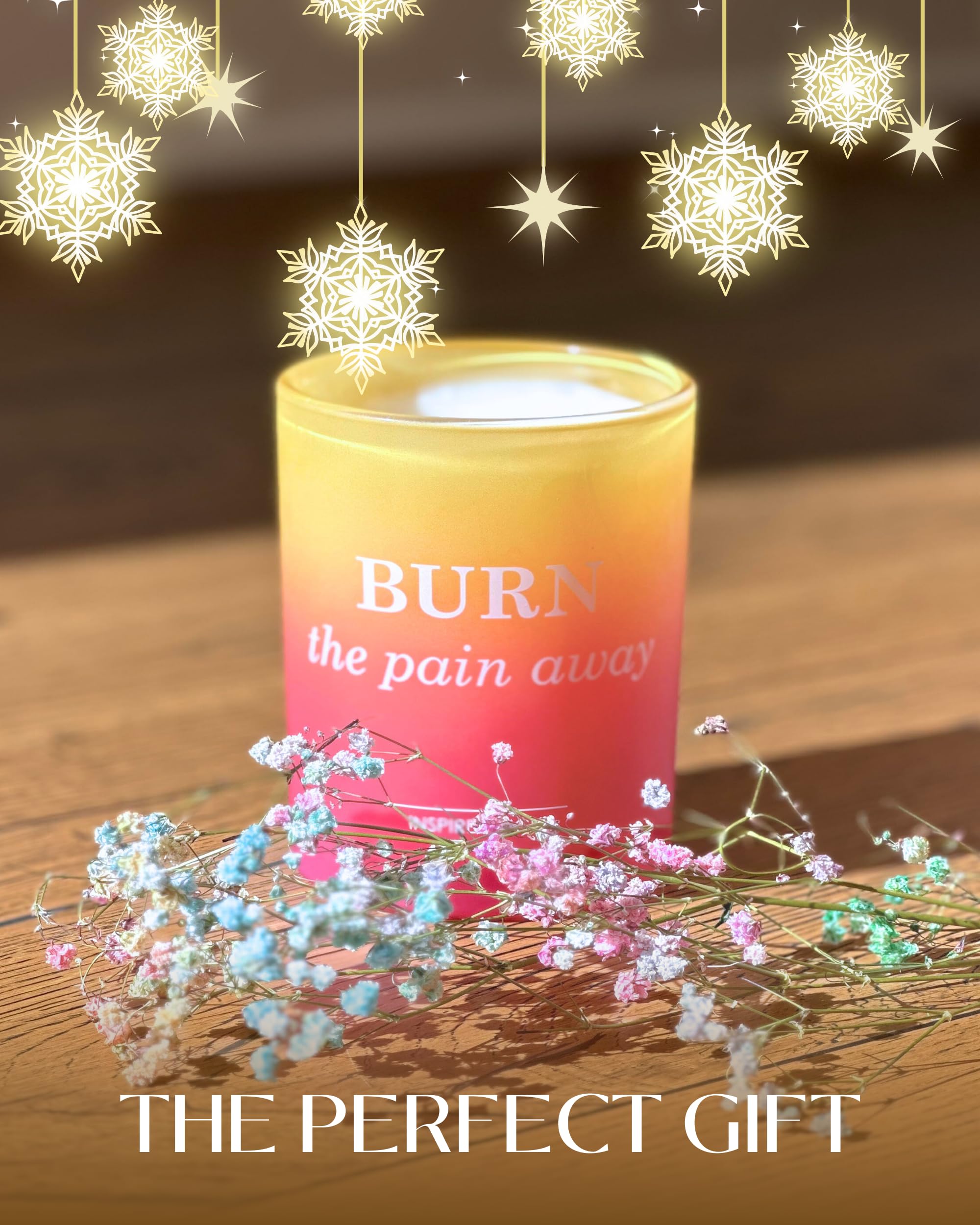 Inspired Picks hand-poured soy candle delivering a clean burn and gentle aroma.