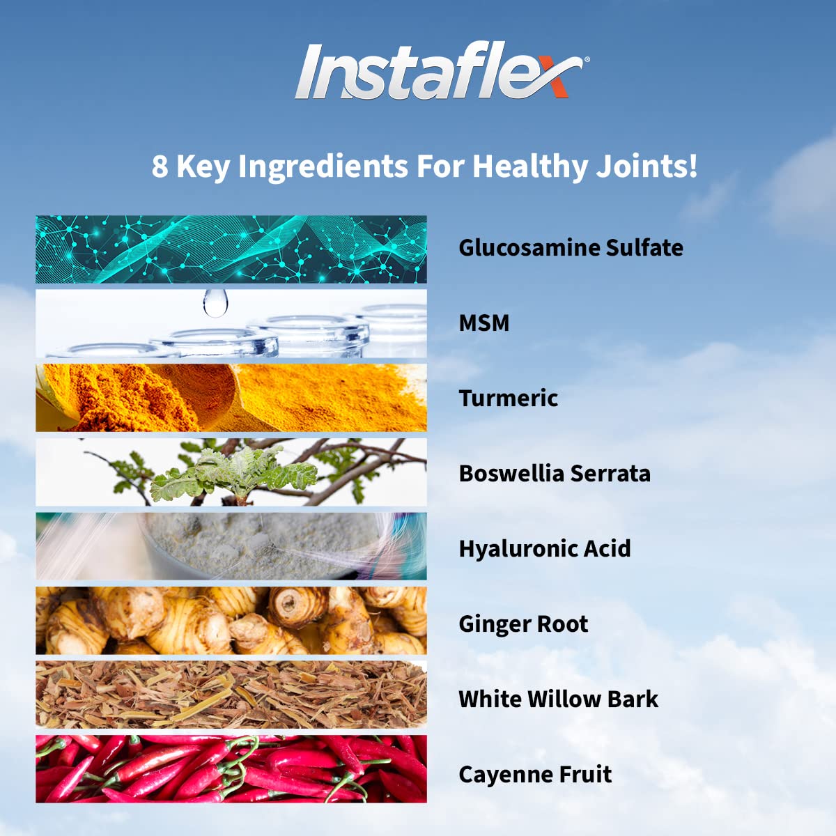 Instaflex capsules stacked on a clean surface suggest daily usage