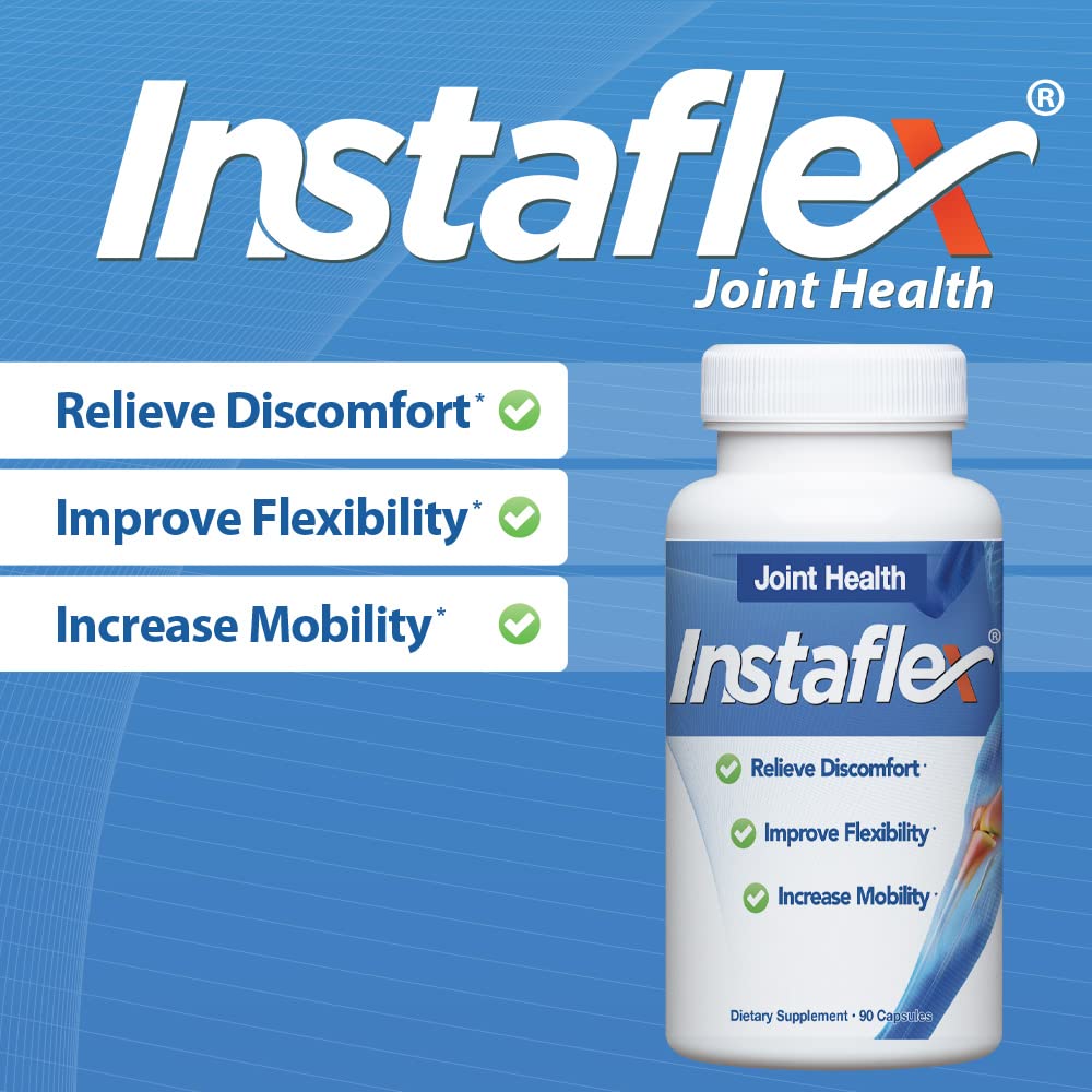 Instaflex hyaluronic acid feature highlights lubrication support for joints