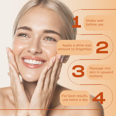 InstaNatural Vitamin C Serum ferulic acid illustration suggests antioxidant support