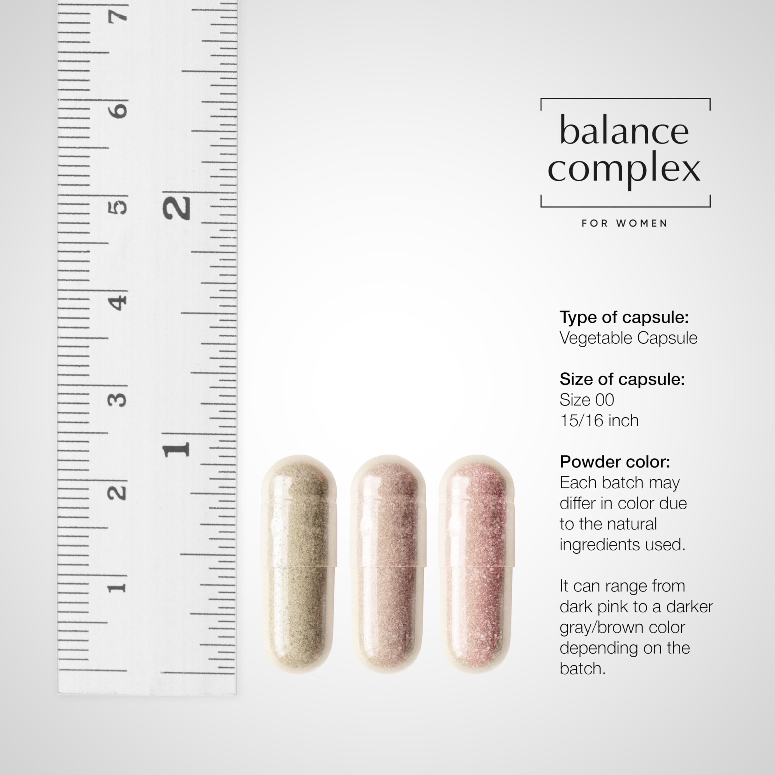 Instant Brands Balance Complex bottle beside cranberry and D-Mannose ingredients for holistic support