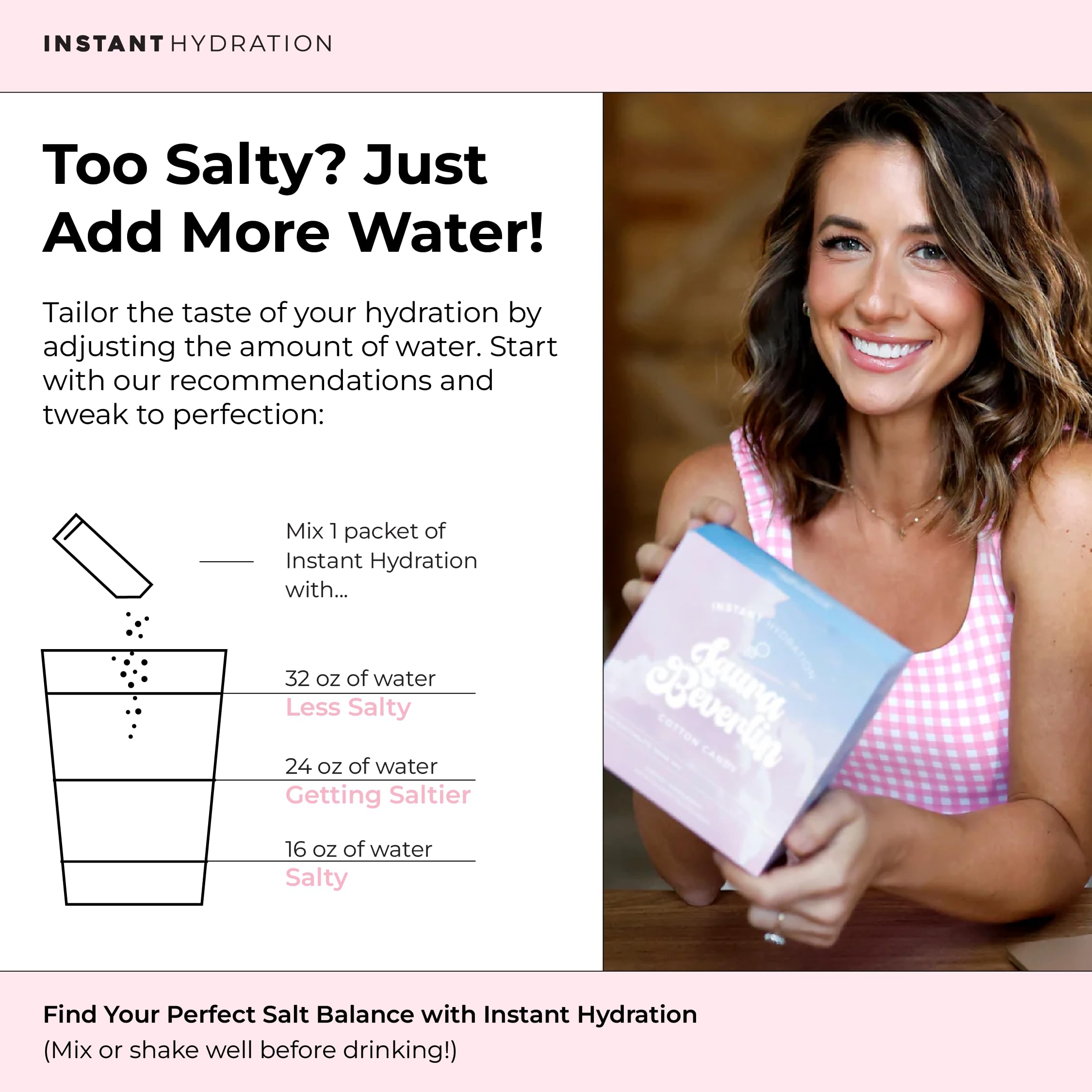 Instant Hydration athlete drinking during workout for hydration support.