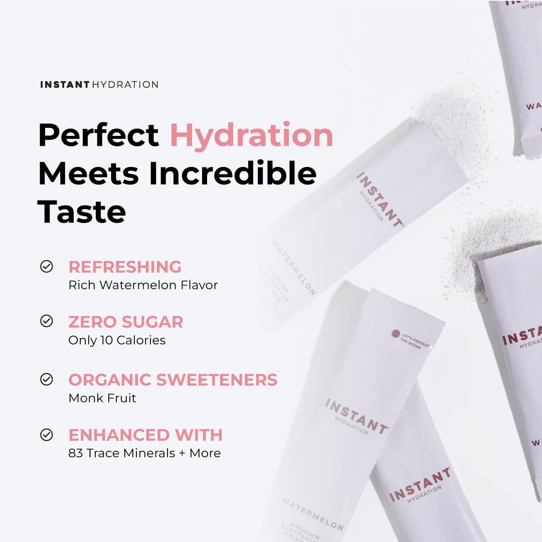 Instant Hydration athletic setup with shaker for on-the-go hydration.