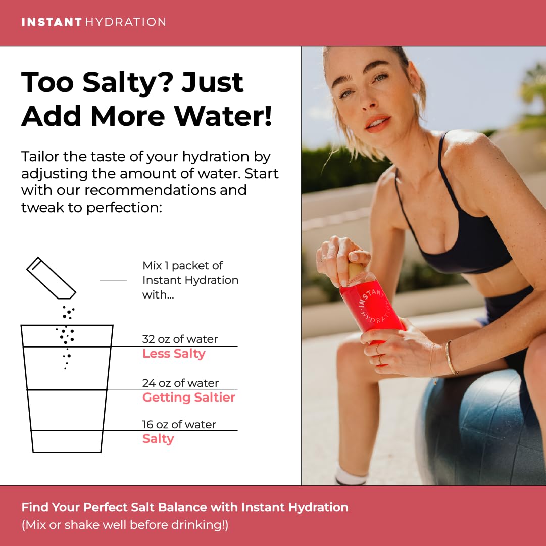 Instant Hydration bottle with raspberry drink during workout for recovery