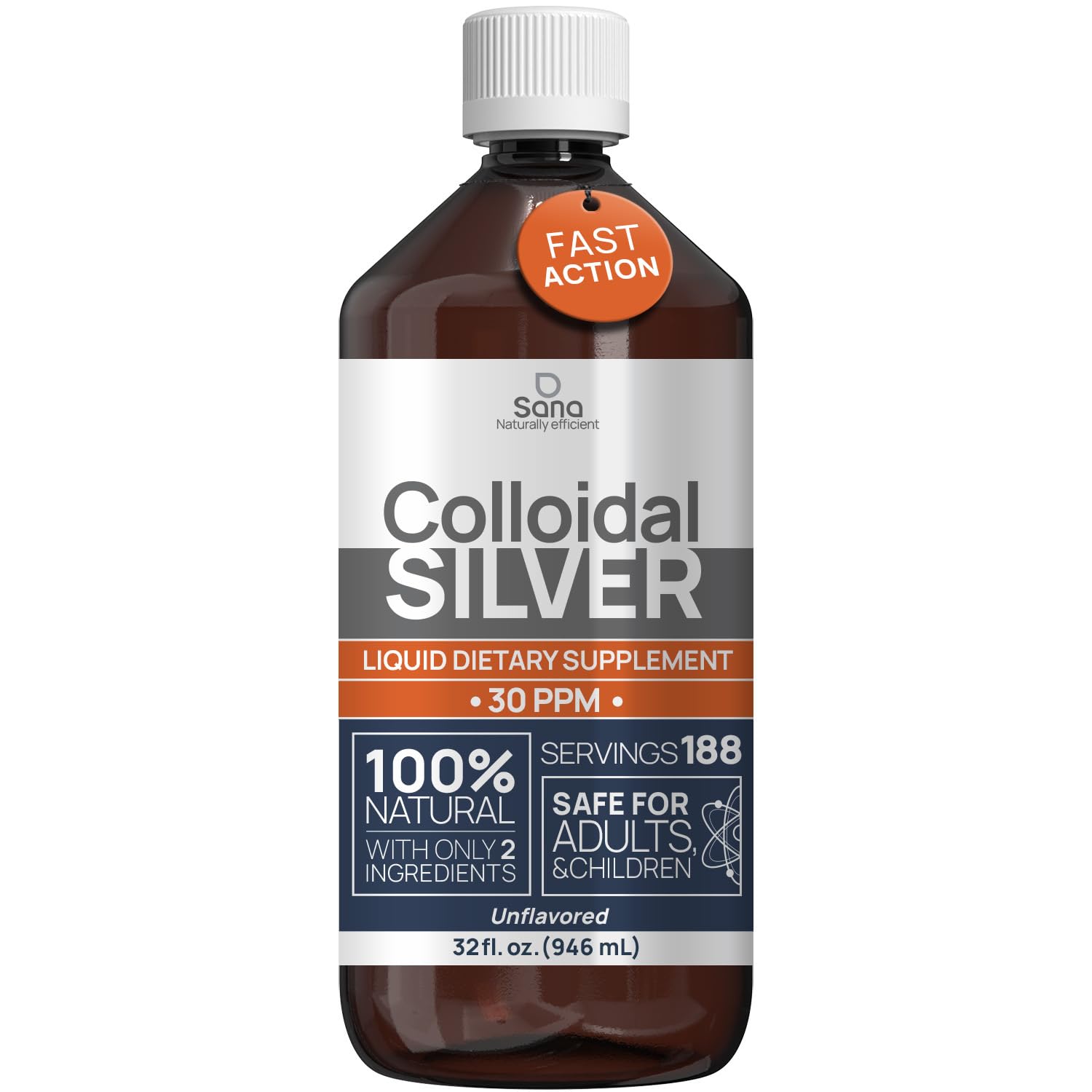 Institut Katharos Colloidal Silver Liquid bottle ready for daily internal or external use.