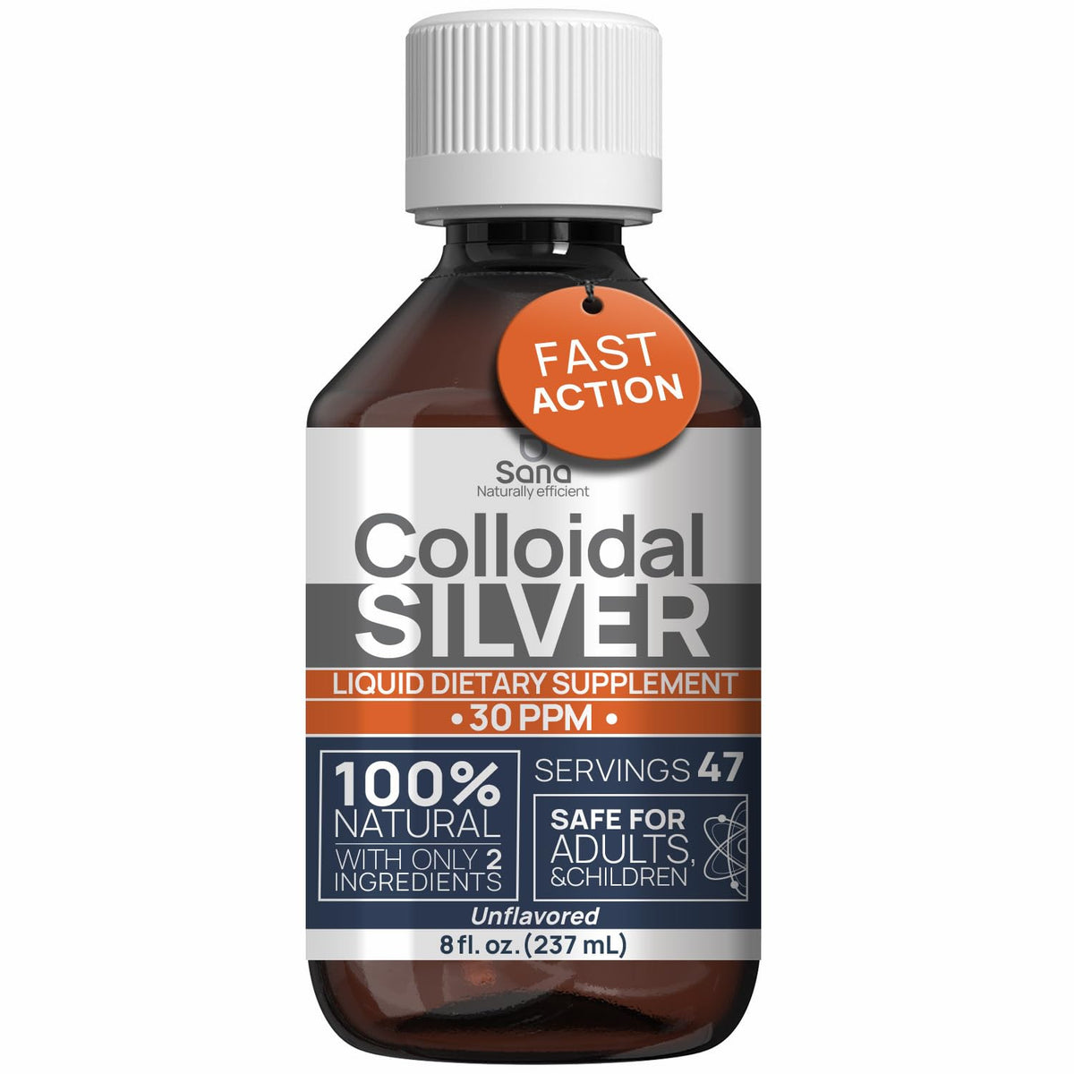 Institut Katharos Colloidal Silver Liquid bottle for daily wellness and easy dispensing.