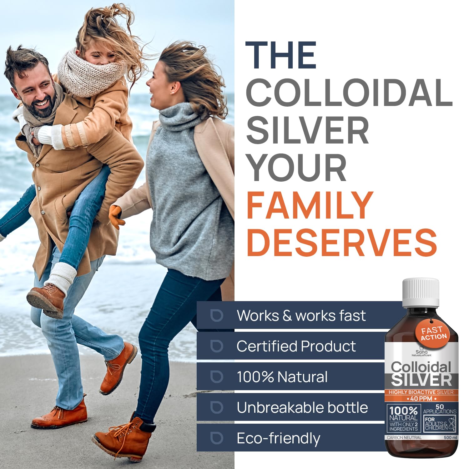 Front bottle view reinforces brand trust and premium presentation.