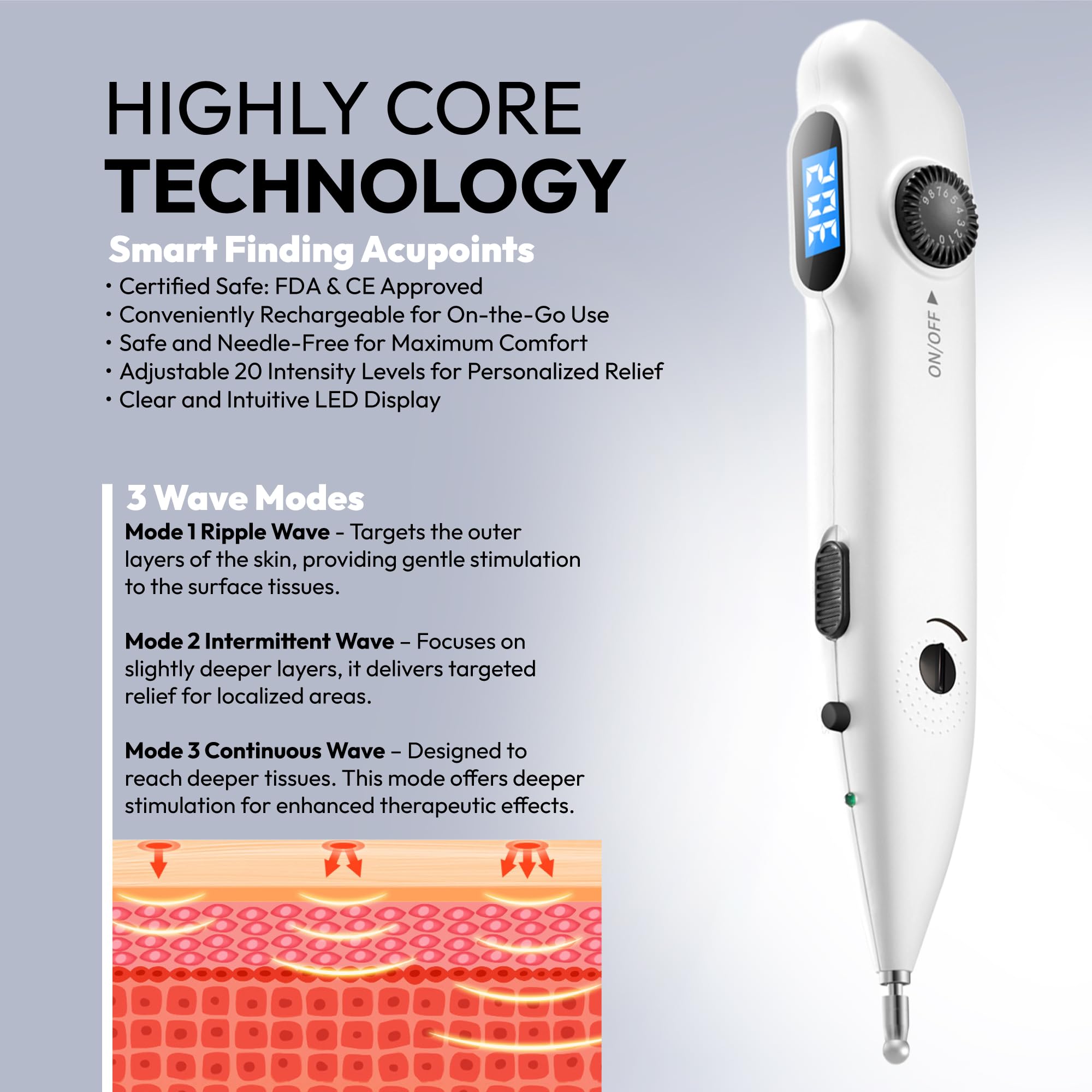 InsurMedic conductive gel application to improve pulse transmission