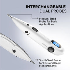 InsurMedic meridian pen mode selector for customizable sessions