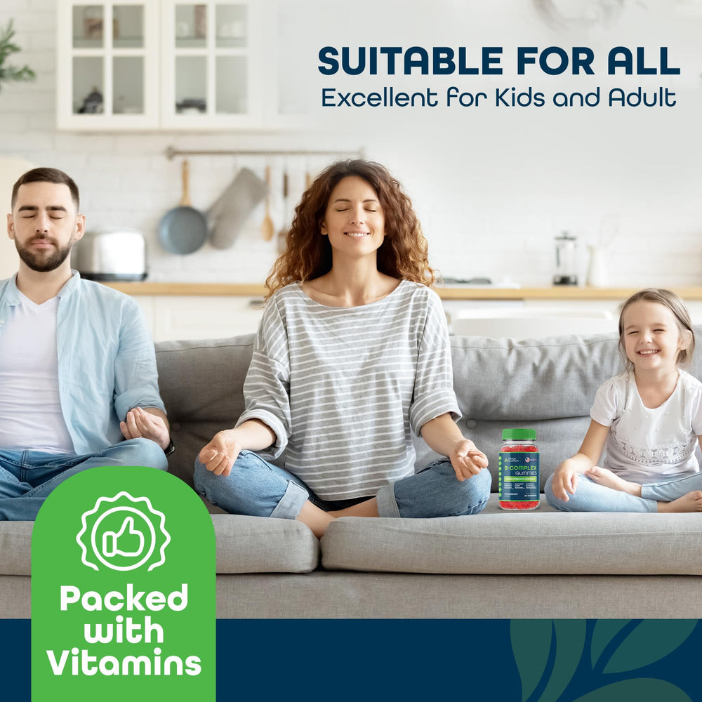 INTEGO NUTRITION Vitamin B Complex Gummies nine active nutrients including B vitamins and minerals