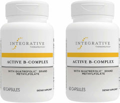 Integrative Therapeutics Active B-Complex bottle pouring capsules for daily energy support.