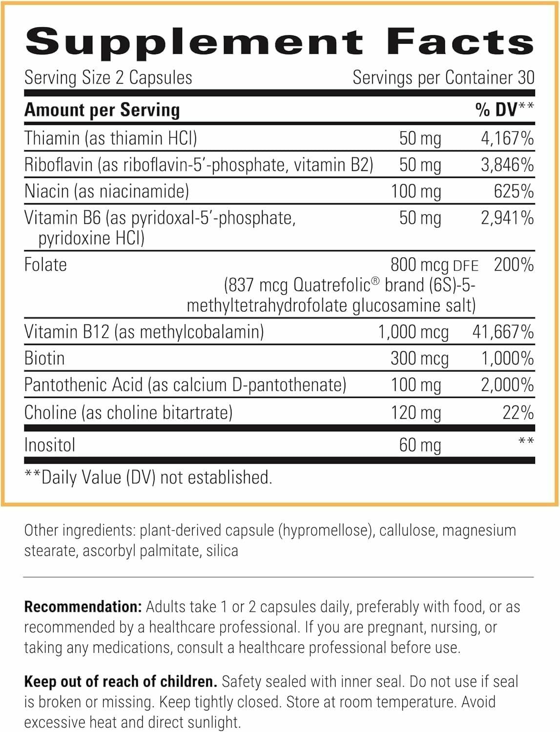 Integrative Therapeutics Active B-Complex capsules on a shelf supporting immune and nervous system health.