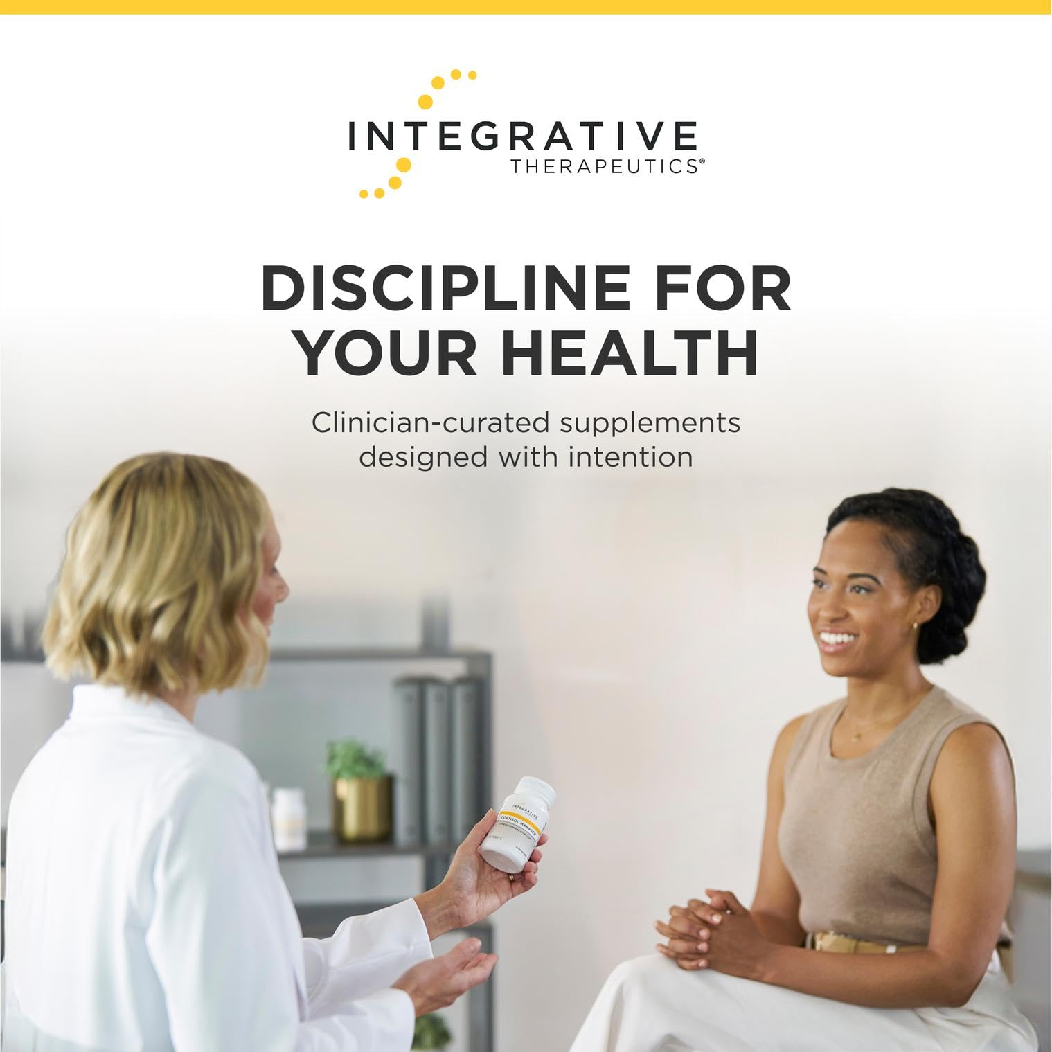 Integrative Therapeutics Active B-Complex holding capsules ready for quick intake.