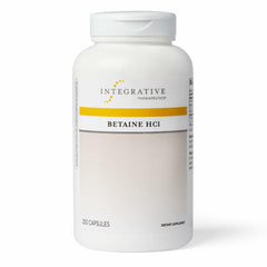 Integrative Therapeutics Betaine HCl bottle front supports digestive health