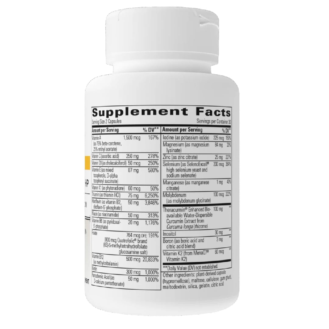 Integrative Therapeutics Clinical Nutrients HP cap shown with easy-to-take capsules.