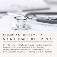 Integrative Therapeutics HP bottle emphasizes dairy-free multivitamins for adults.