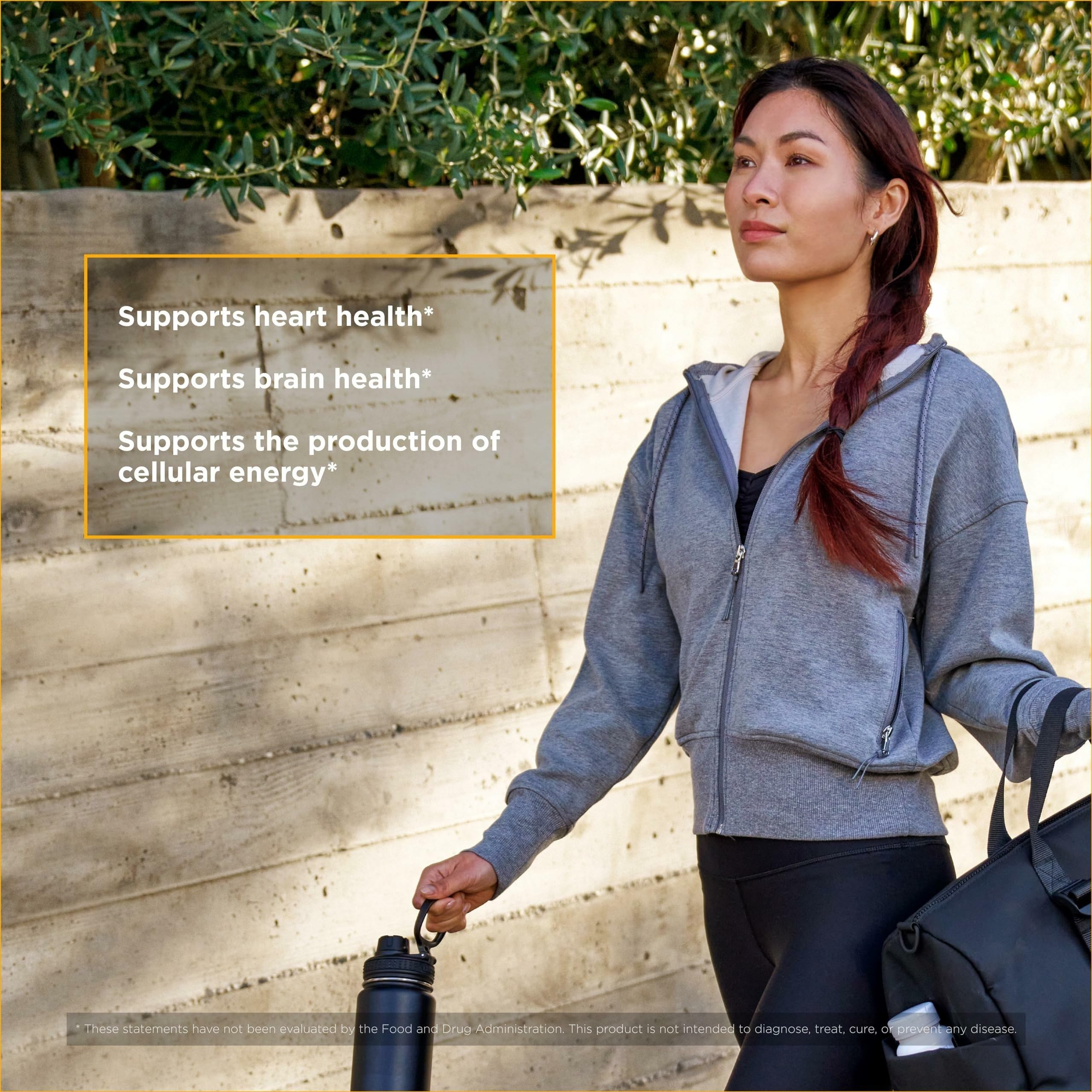 Integrative Therapeutics CoQ10 bottle supports heart health
