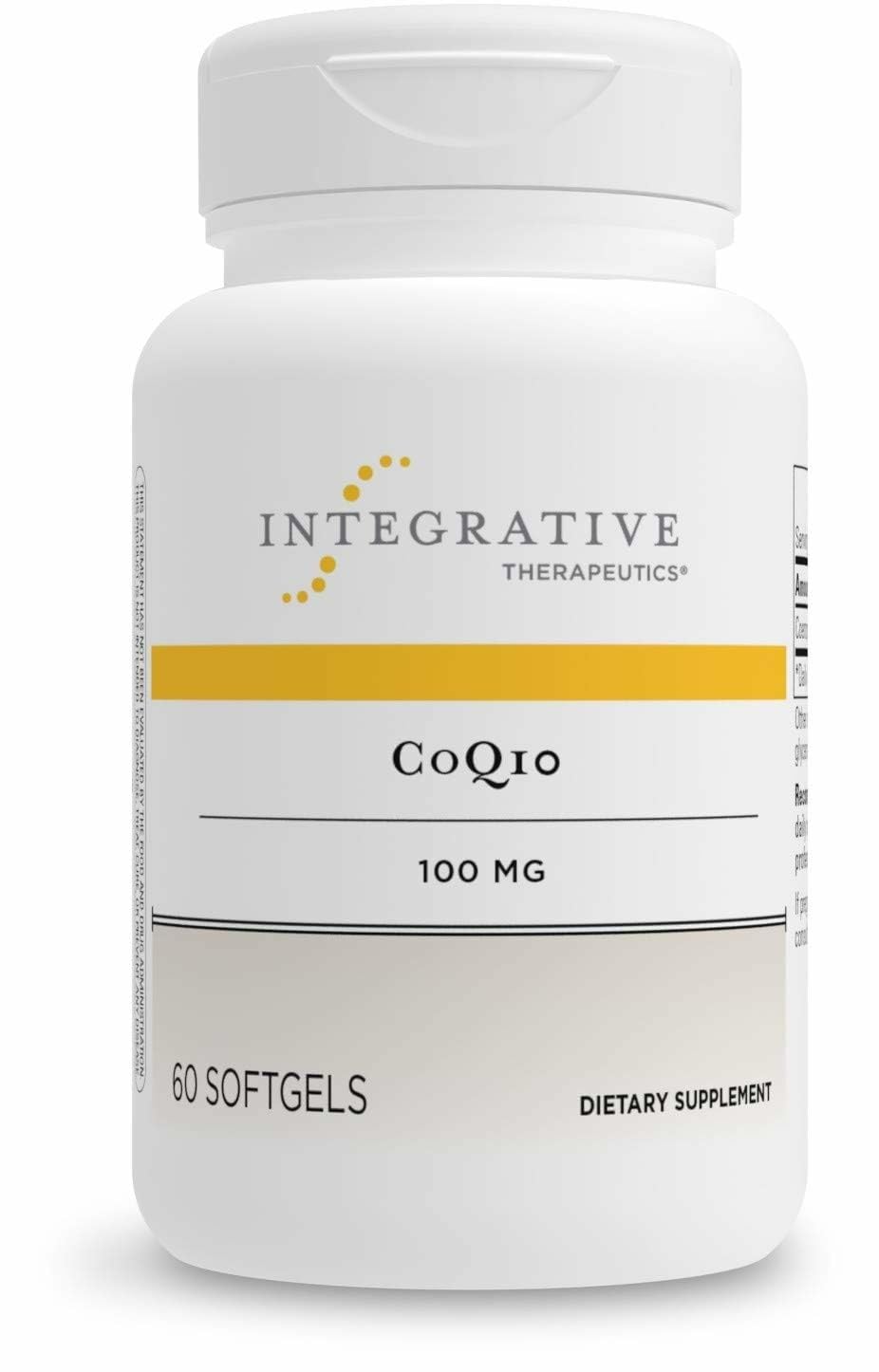 Integrative Therapeutics CoQ10 softgel bottle for daily energy support