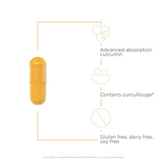 Curalieve capsules dispense image showing easy daily use for adults.