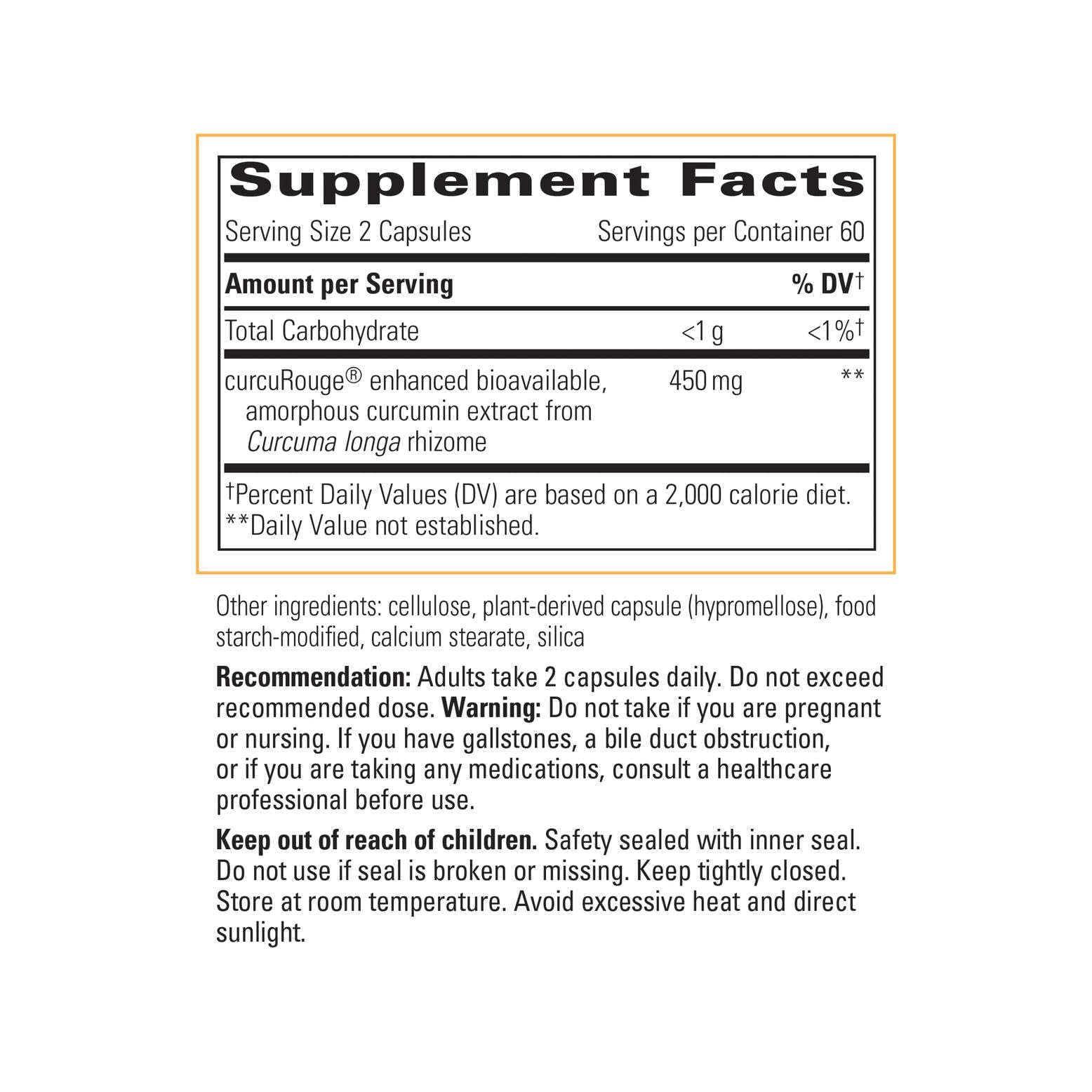 Integrative Therapeutics Curalieve capsules in a gluten-free formula.