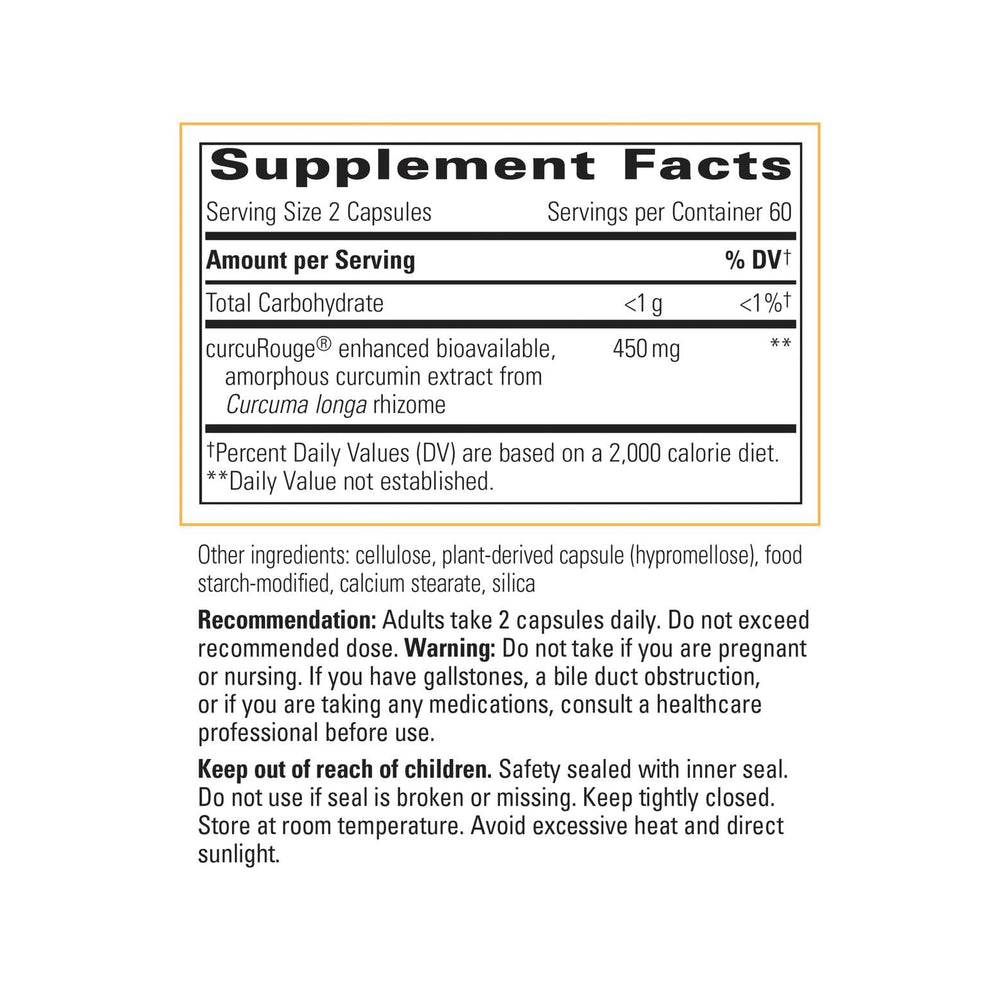 Integrative Therapeutics Curalieve capsules in a gluten-free formula.
