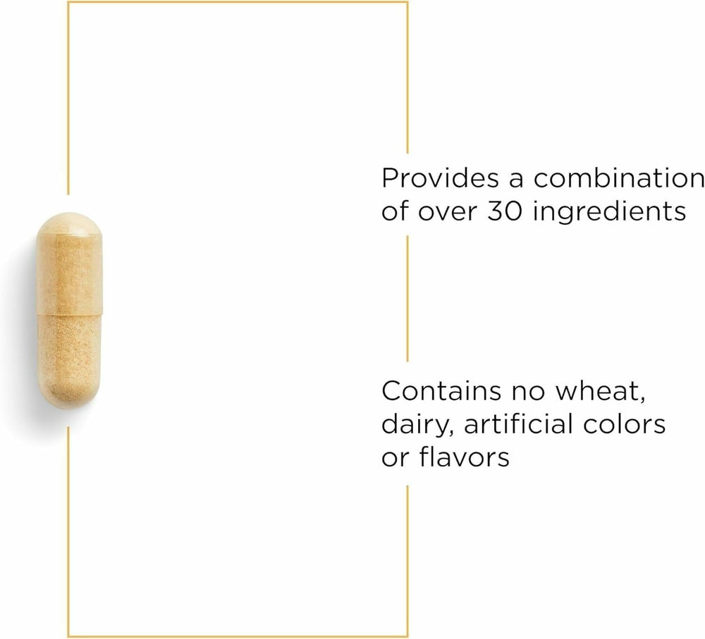 Detoxification Factors ingredients chart close-up highlighting antioxidants and NAC.