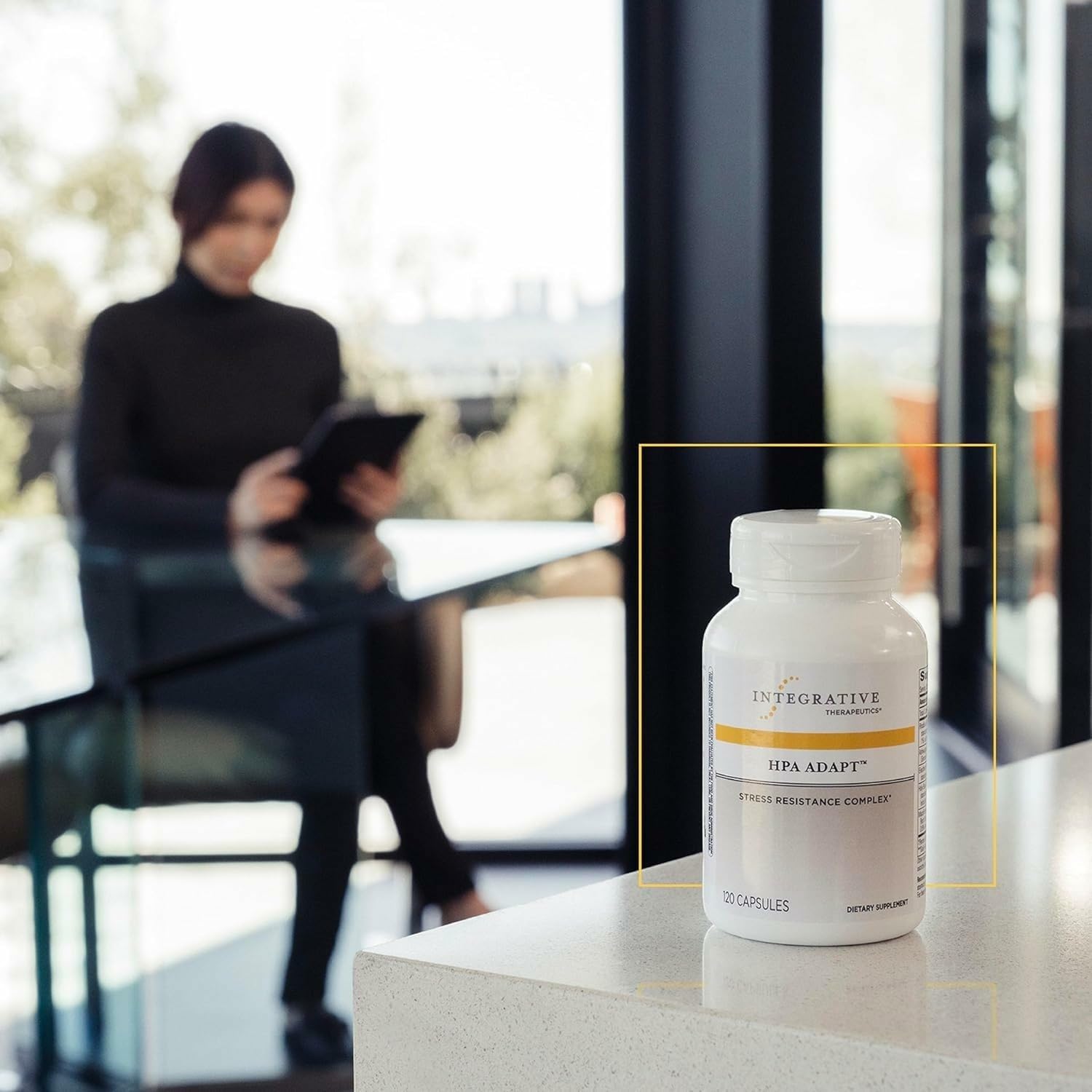 Integrative Therapeutics HPA Adapt packaging on wellness shelf