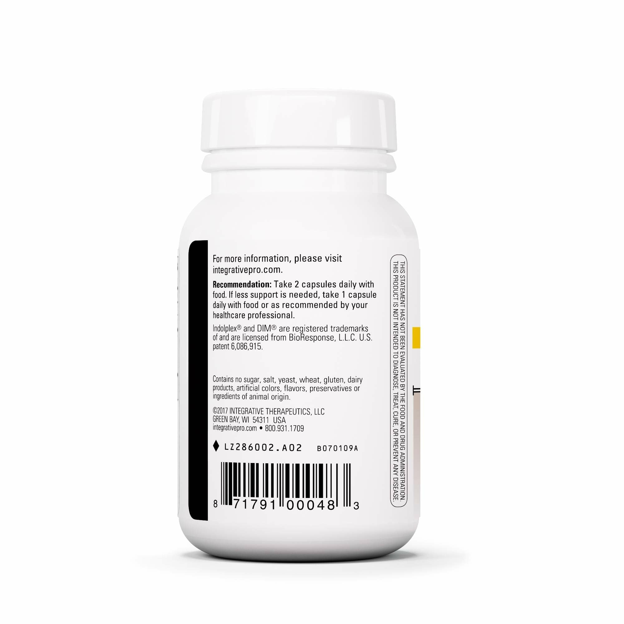 BR-DIM ingredient graphic emphasizing bioavailability and estrogen metabolism support