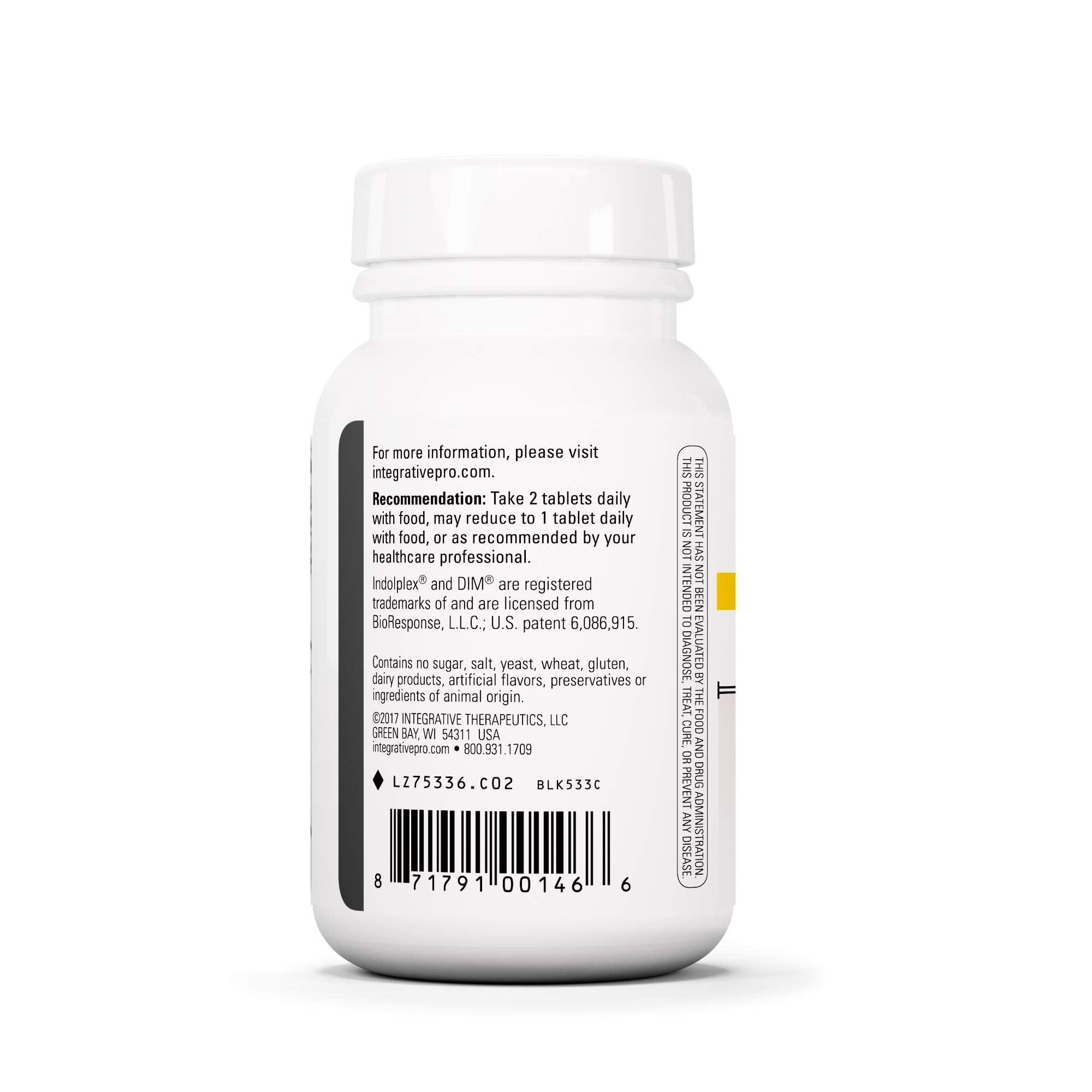 Integrative Therapeutics niacin label highlighting inositol hexaniacinate form