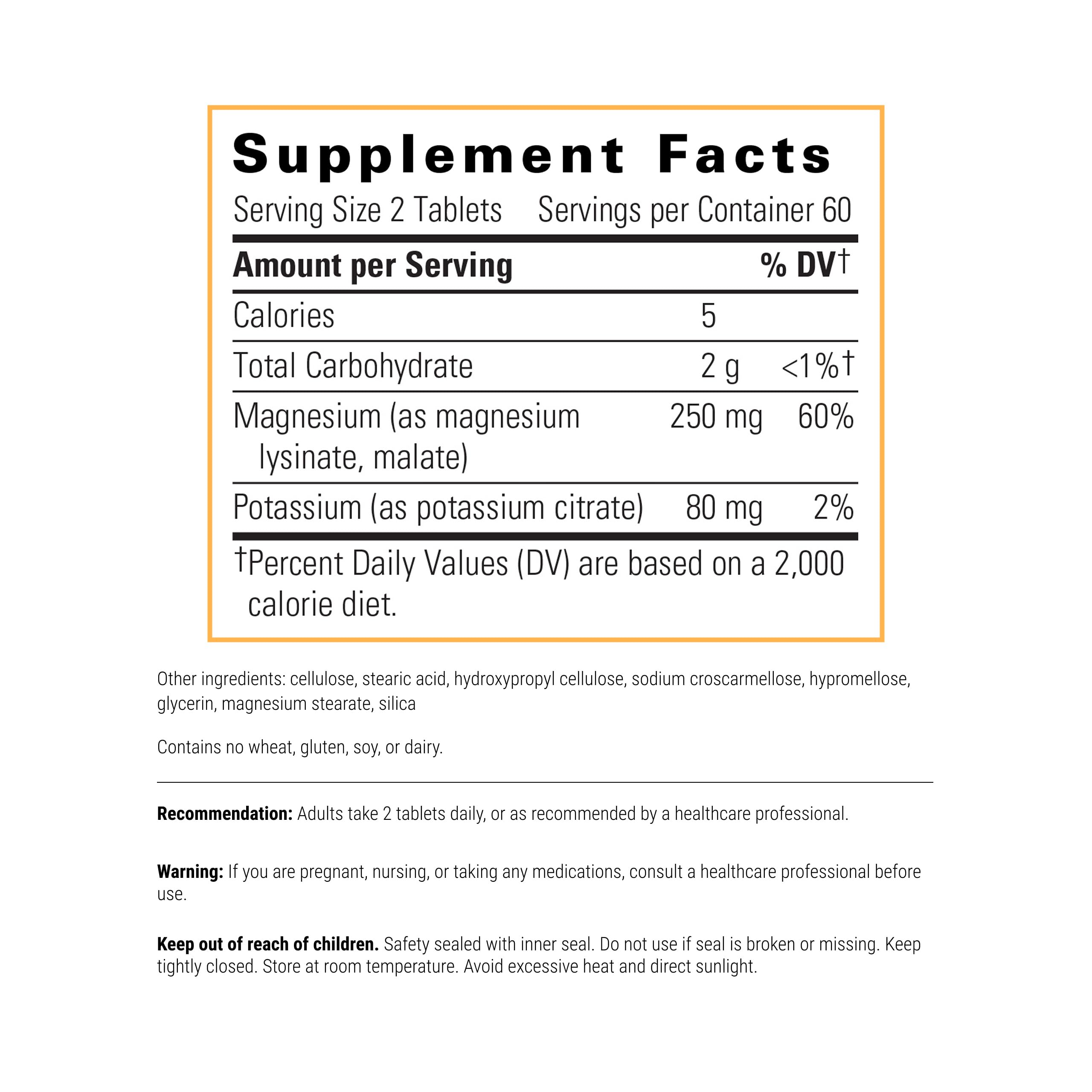Tablets closeup of Integrative Therapeutics Krebs Magnesium Potassium Complex for energy support