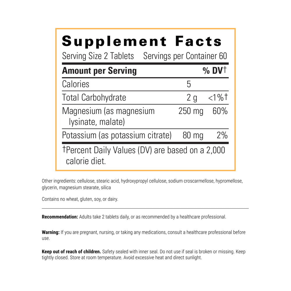 Tablets closeup of Integrative Therapeutics Krebs Magnesium Potassium Complex for energy support