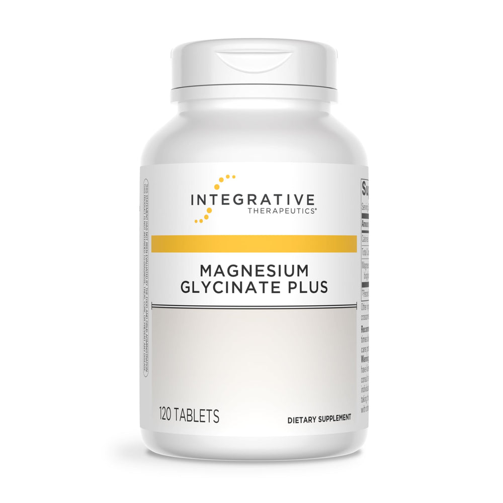 Integrative Therapeutics Magnesium Glycinate Plus bottle on shelf for daily wellness.