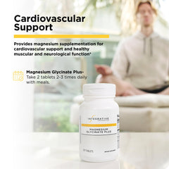 Integrative Therapeutics Magnesium Glycinate Plus serving size graphic highlights 60 servings.