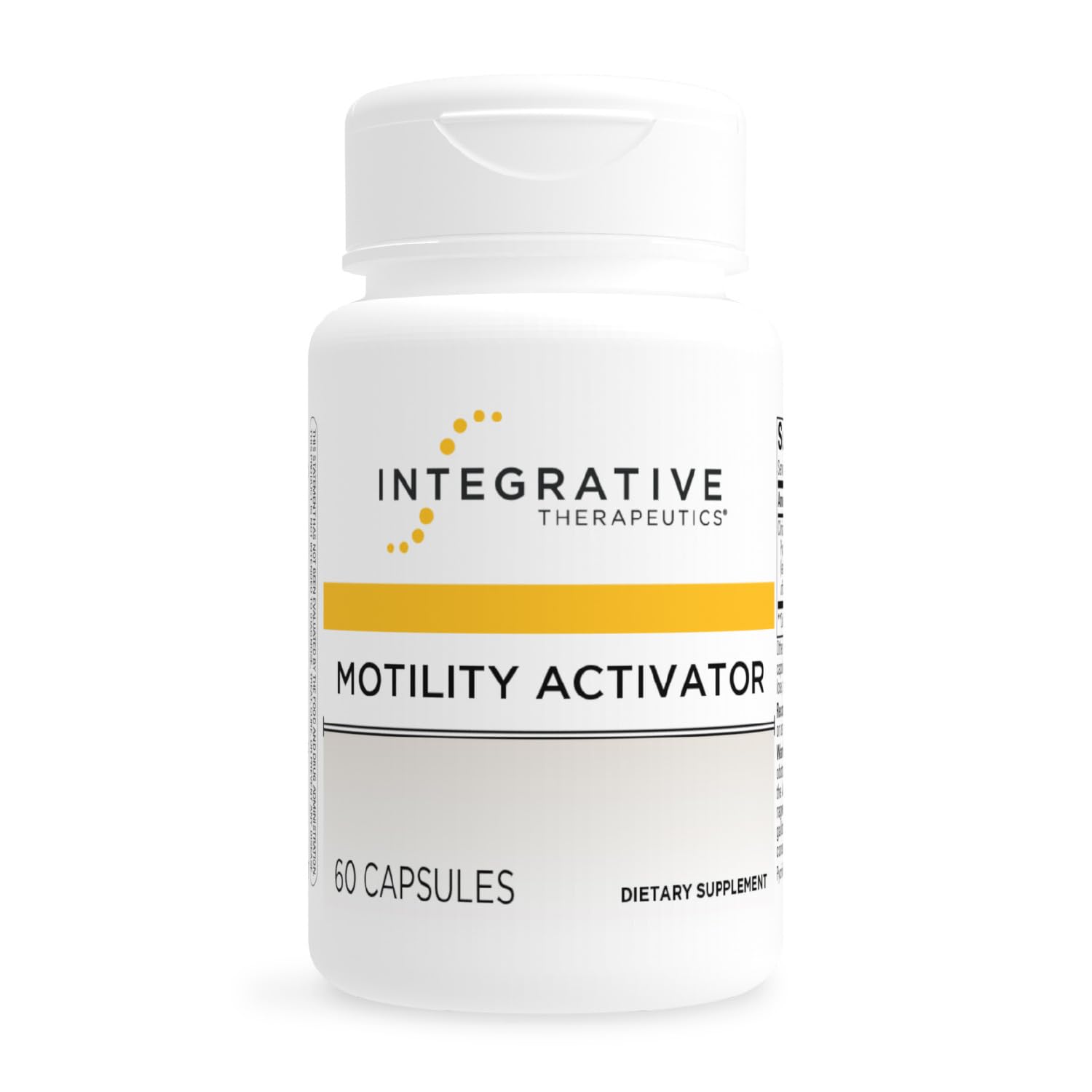 Integrative Therapeutics Motility Activator bottle front supports GI motility
