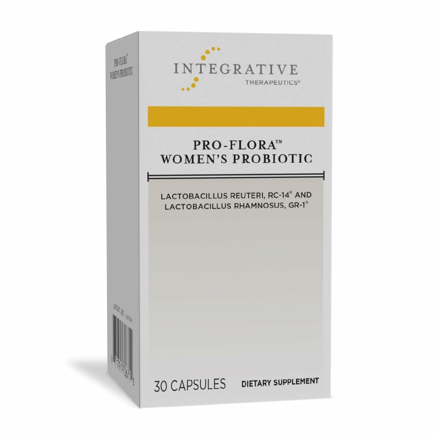 Integrative Therapeutics Pro-Flora Women’s Probiotic bottle for daily vaginal health support