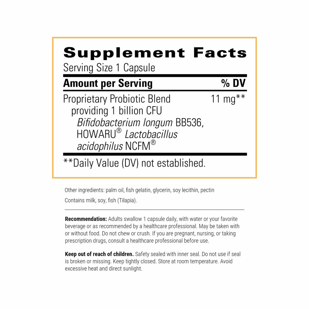 Integrative Therapeutics Probiotic Pearls bottle for easy daily use.
