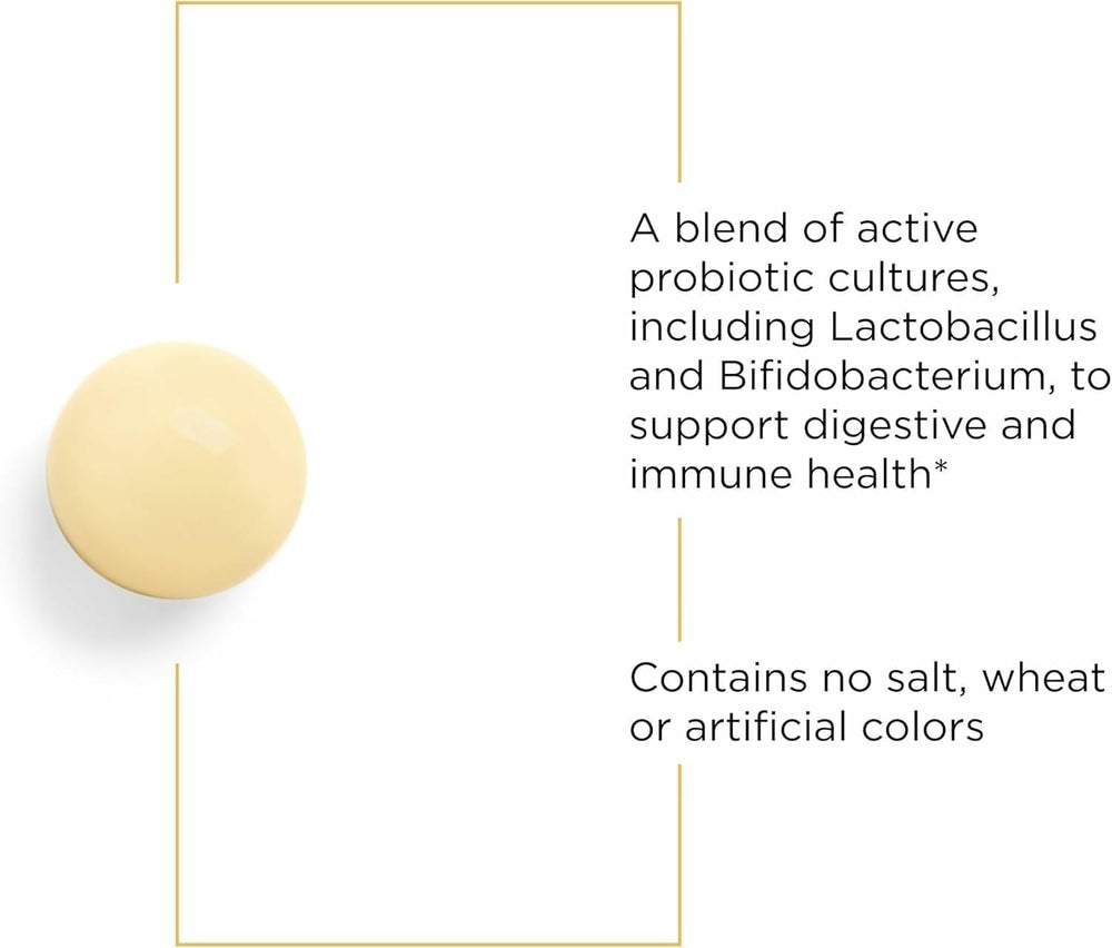 Close-up of Integrative Therapeutics Probiotic Pearls capsule highlighting pearl coating.