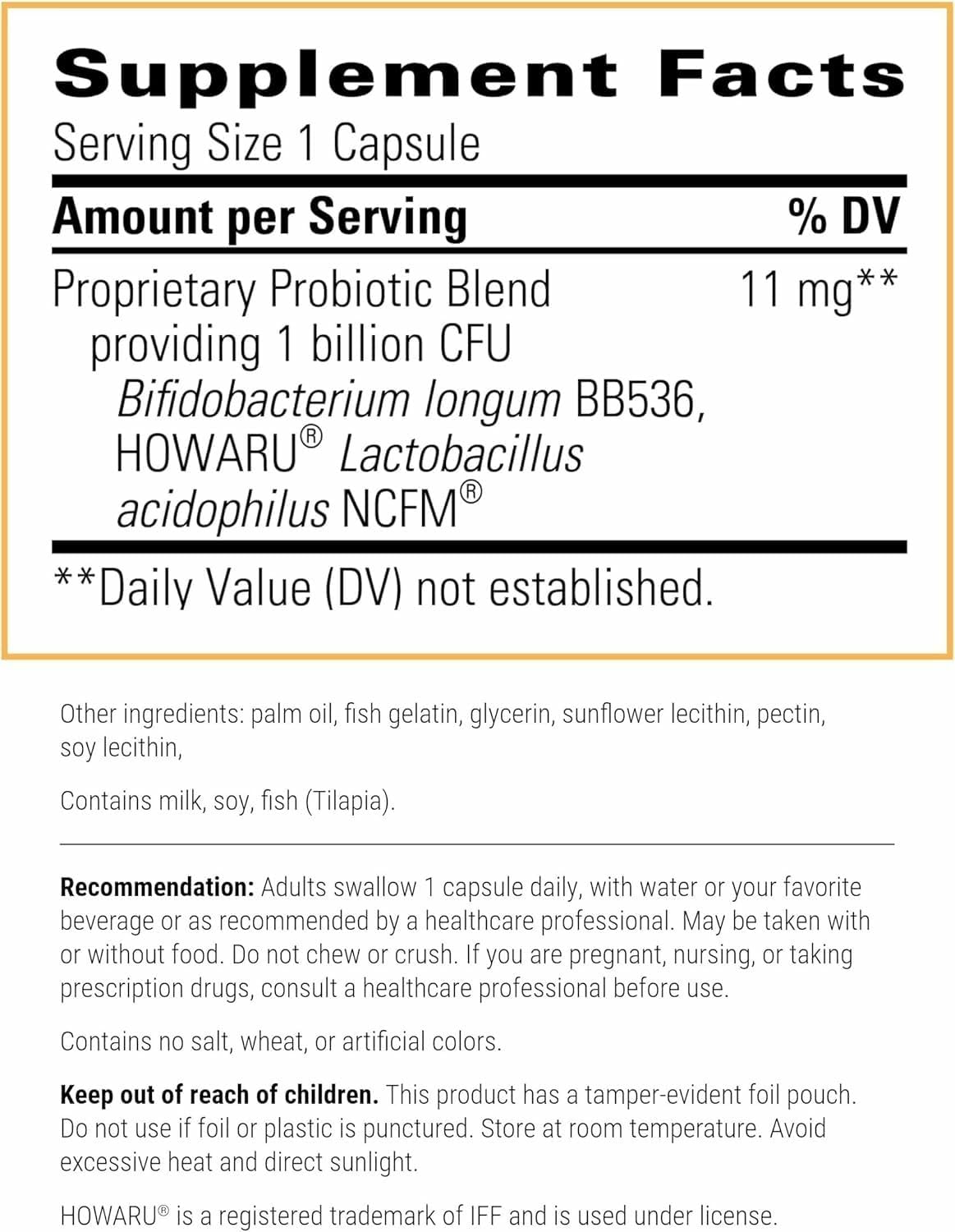 Integrative Therapeutics Probiotic Pearls capsules close-up supporting digestive balance.
