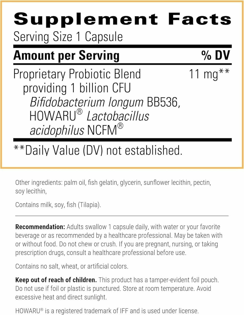 Integrative Therapeutics Probiotic Pearls capsules close-up supporting digestive balance.