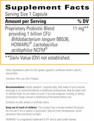 Integrative Therapeutics Probiotic Pearls capsules close-up supporting digestive balance.
