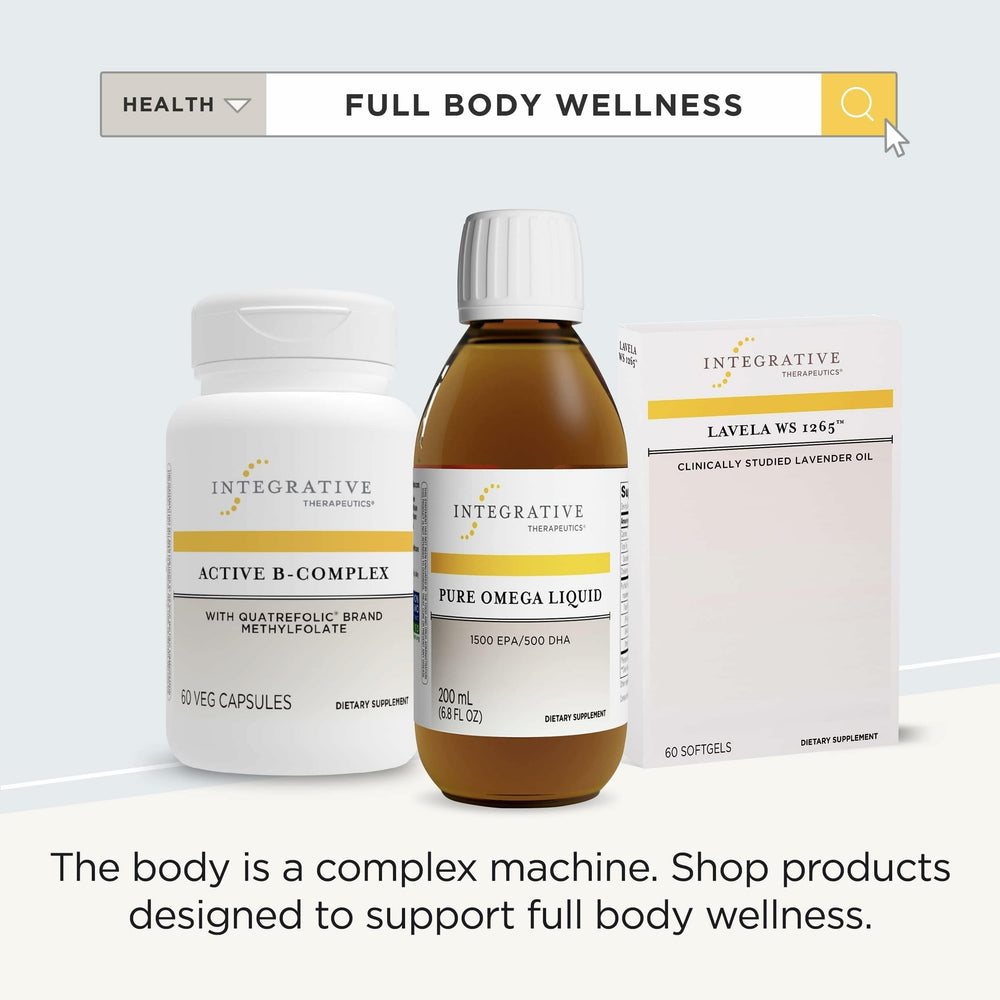 Integrative Therapeutics Pure Omega Liquid uses sustainably sourced fish oil