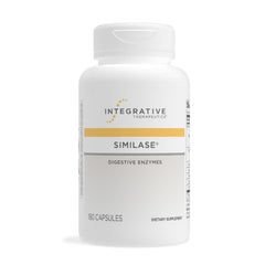 Integrative Therapeutics Similase bottle pour showing digestive support after meals