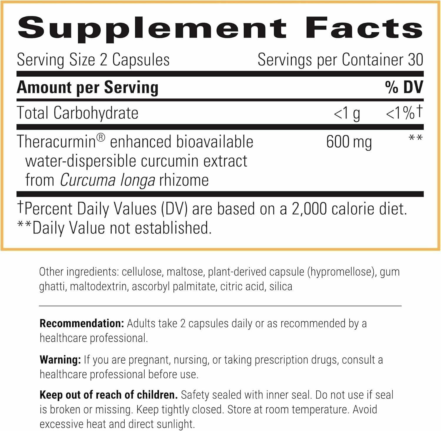 Integrative Therapeutics Theracurmin HP capsules closeup for convenient daily recovery support.