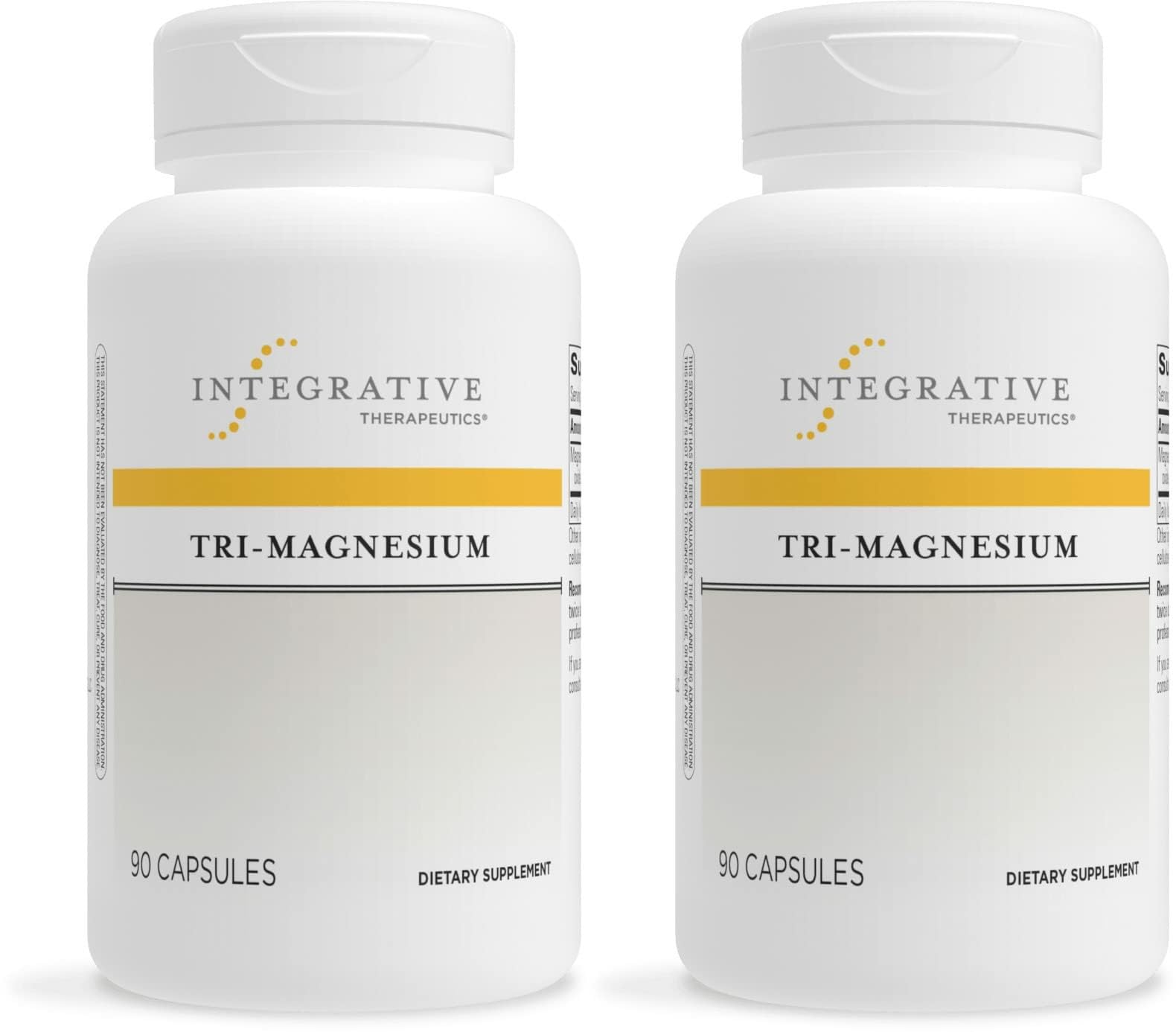 Integrative Therapeutics Tri-Magnesium bottle front view for daily energy support.