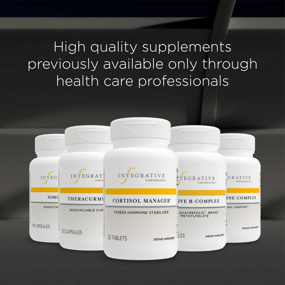 Back of box with Integrative Therapeutics quality promise and sourcing transparency