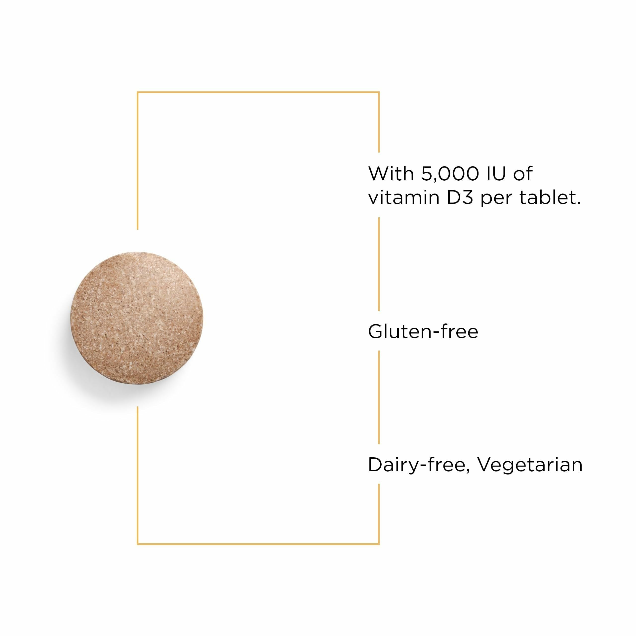 Integrative Therapeutics Vitamin D3 chocolate flavor chewables for a tasty routine.