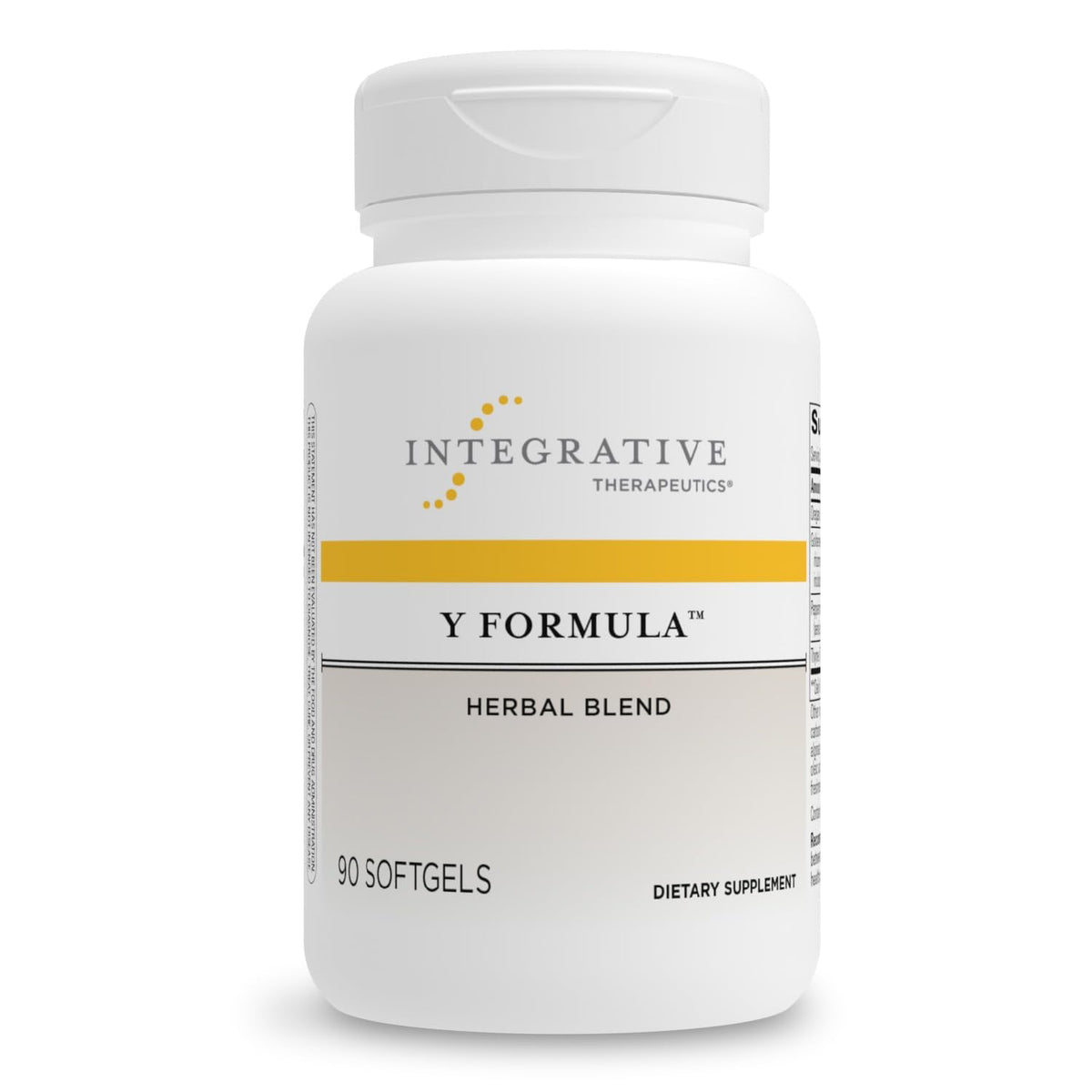 Integrative Therapeutics Y Formula bottle front for GI support and daily wellness