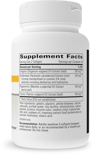 Integrative Therapeutics Y Formula bottle label closeup highlighting gluten-free and dairy-free features