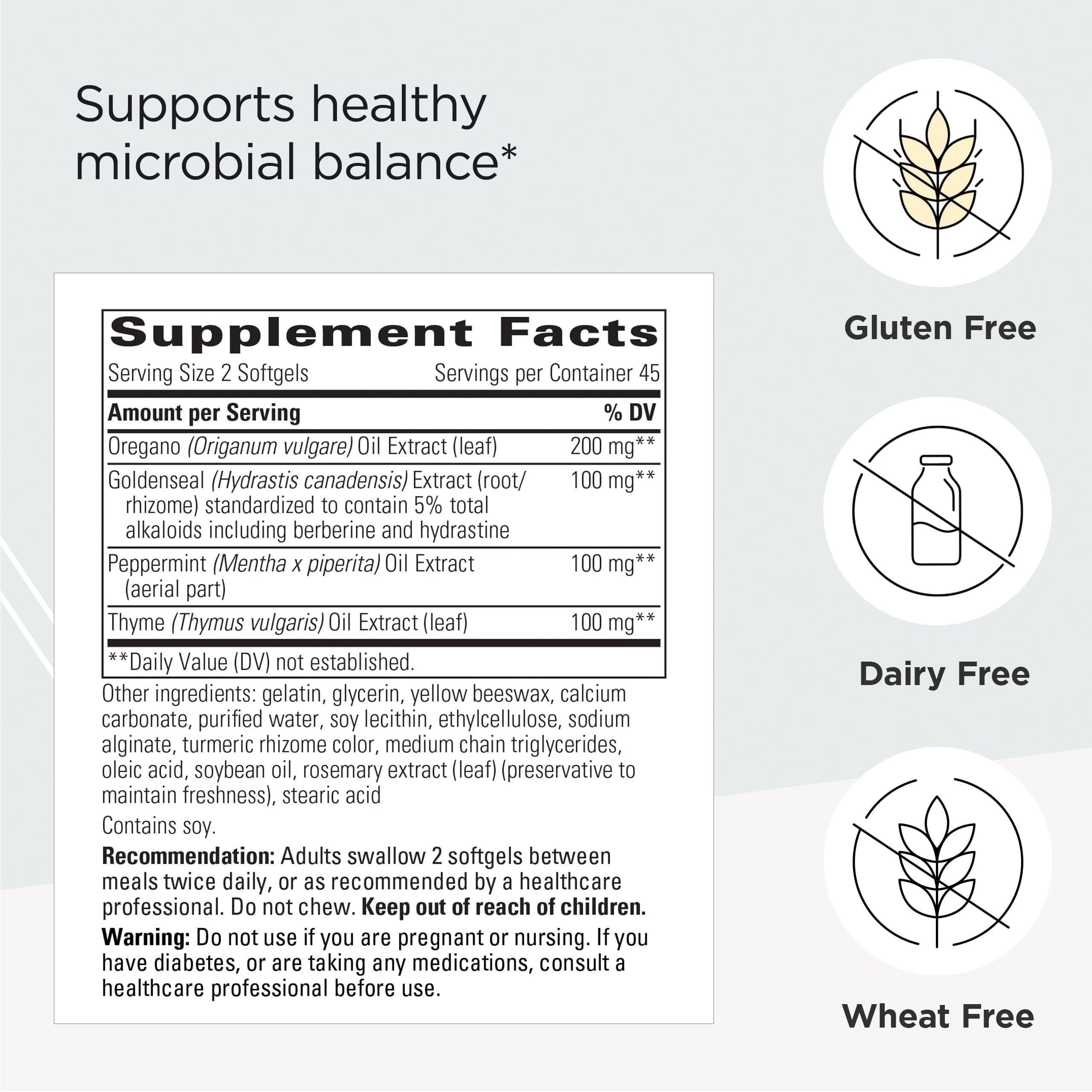 Integrative Therapeutics Y Formula capsules lined up for convenient daily intestinal support